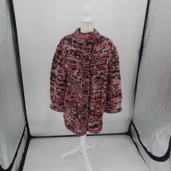 Vintage Hand Made by United Methodist Women Thick Button Down Cardigan Size XL - Picture 4 of 14